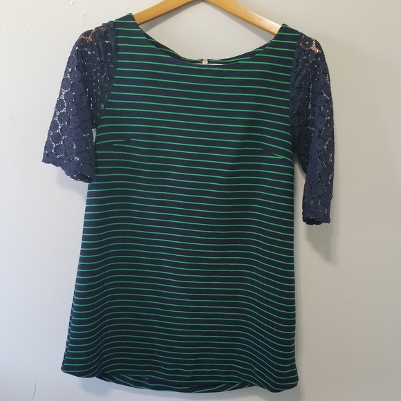 Anthropologie postage stamp brand top S - Picture 1 of 6